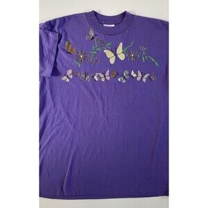 Large 80’s Butterfly Single-Seam, Made in the USA T-Shirt
